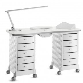 Manicure table with vacuum cleaner Decor Double Vented (Italy)