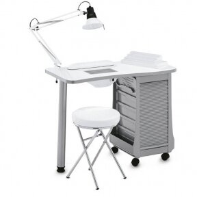 Manicure table with vacuum cleaner Rolex Vented (Italy) gray