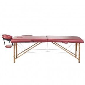 Massage stalas BS-523, burgundy