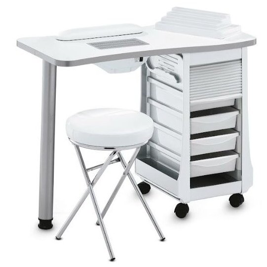 Manicure table with vacuum cleaner Rolex Vented (Italy) white