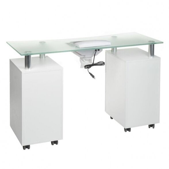 Manicure table BD-3425-1, white 2