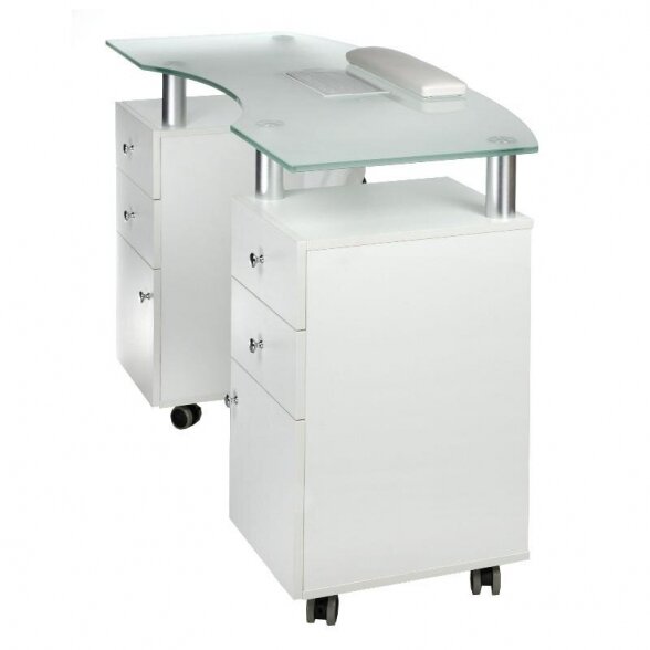 Manicure table BD-3453, white 2