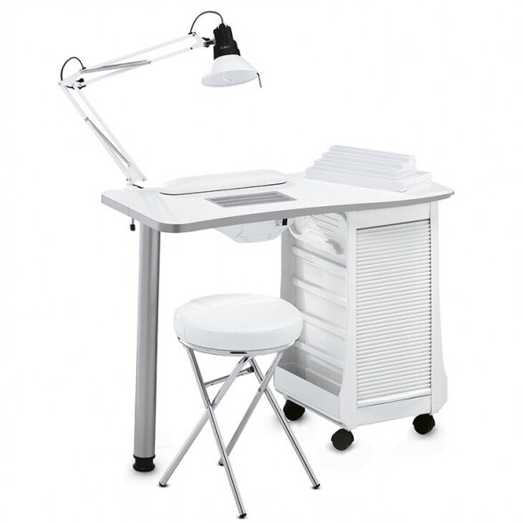 Manicure table with vacuum cleaner Rolex Vented (Italy) white