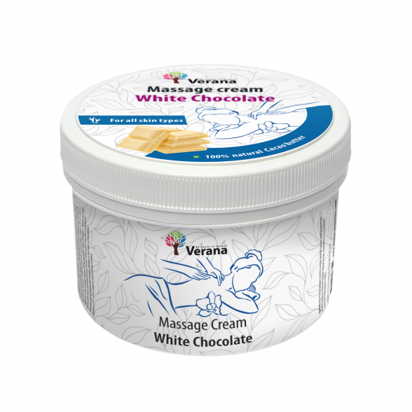 Massage cream Verana WHITE CHOCOLATE, 500gr