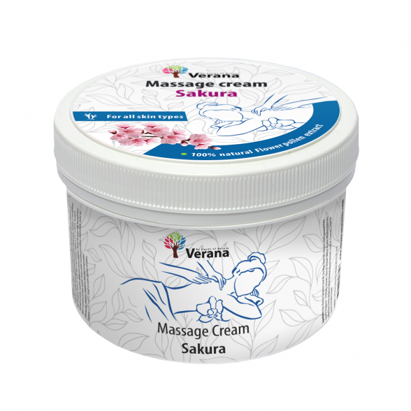 Massage cream Verana SAKURA, 500gr