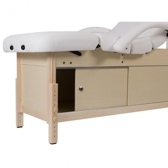 Massage bed Weelko Caphi, 4 parts, white 1