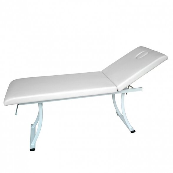 Massage table Weelko Dors, 2 parts, white