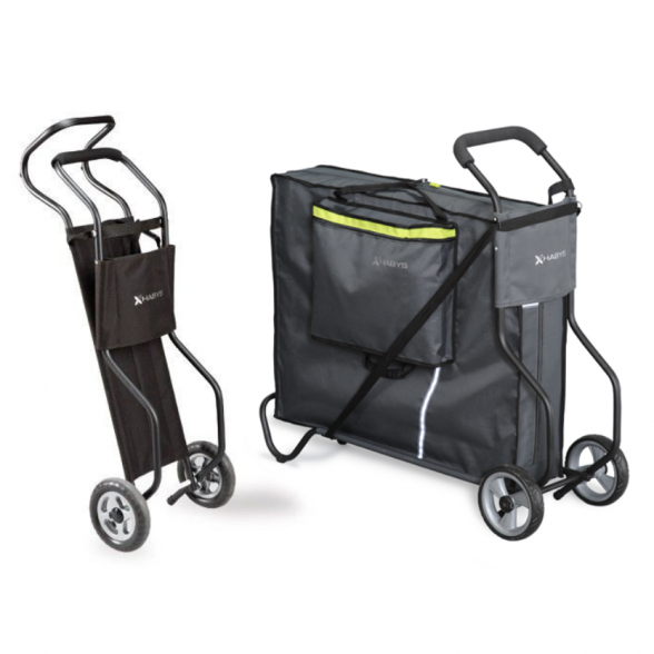 Massage table transport trolley