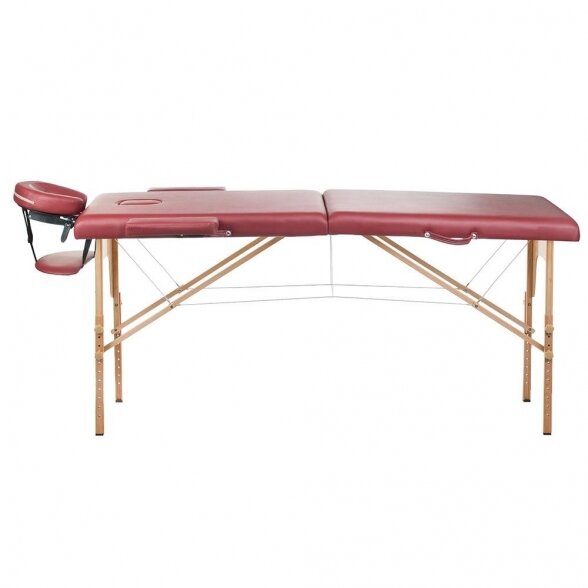 Massage stalas BS-523, burgundy 2