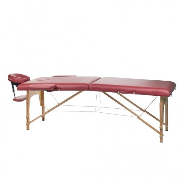 Massage stalas BS-523, burgundy 1