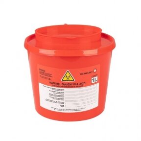 Medical waste container 1.0L