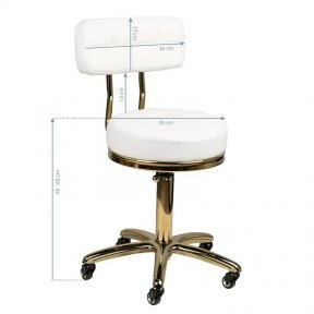 Master&#39;s chair GOLD AM-961, black