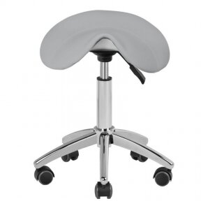 Master&#39;s chair AM-302, saddle-shaped, gray