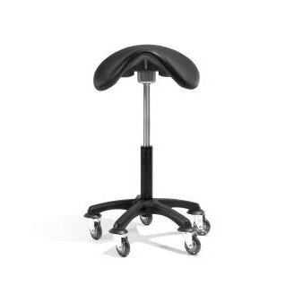 Master&#39;s chair SIBEL ROLLERCOASTER CLASSIC (medium), black