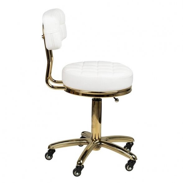 Master&#39;s chair GOLD AM-961, white 2