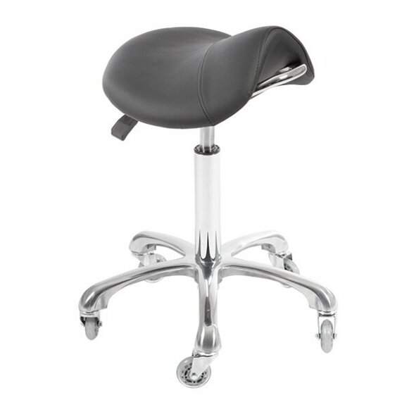 Master chair, saddle-shaped, Weelko (Spain) ACTION, black