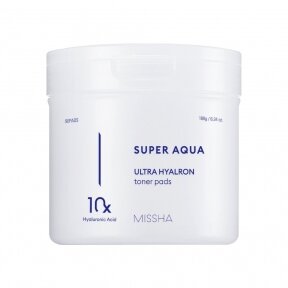 MISSHA Super Aqua Ultra Hyalron ultra-moisturizing toner pads, 90 pcs. 180 g