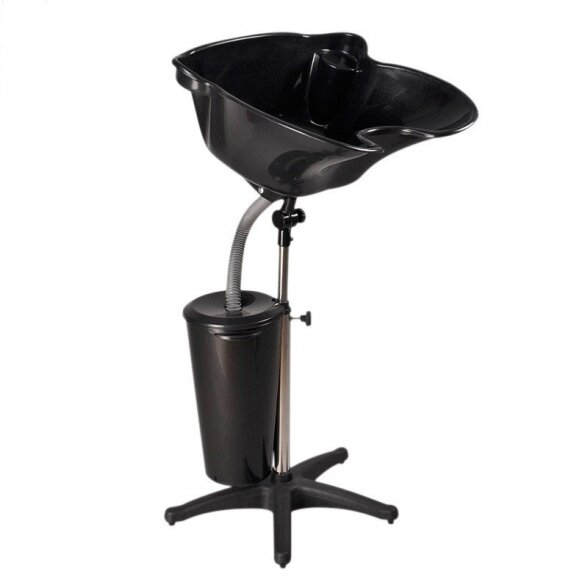 Mobile hairdressing sink FT42-1, black sp.