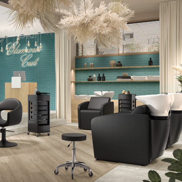 MUDI hair salon furniture collection INSPIRE (Spain)