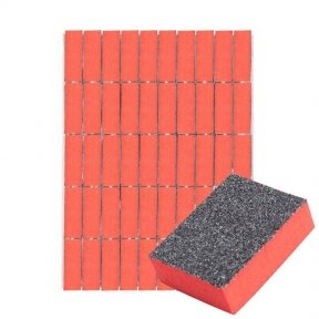 Nail file - block Mini, 100/180 grit, 60 pcs.