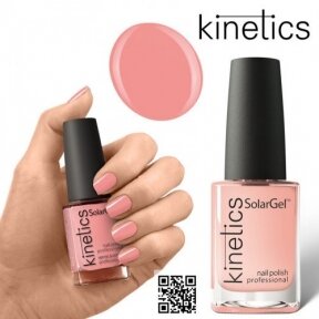 Nail polish Kinetics Solar Gel Polish #455 PEACH ROCK, 15ml