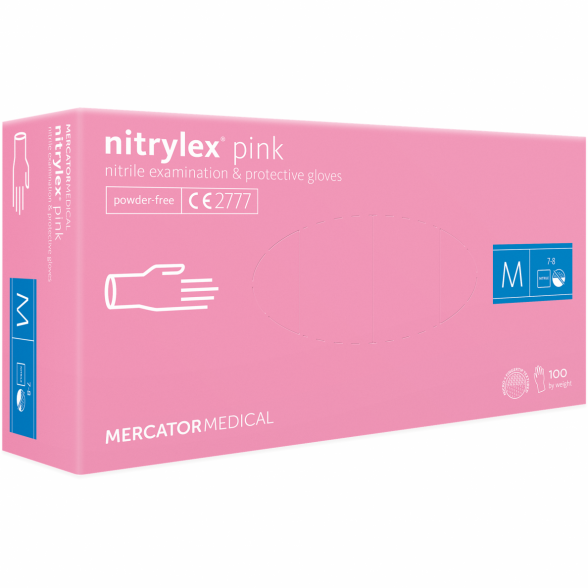 Powder-free nitrile gloves, size S, 100 pcs. 1