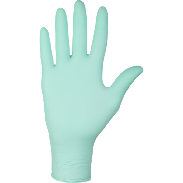 Nitrile gloves without powder Nitrylex, green sp, S 100 pcs