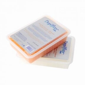 Depilflax orange and peach paraffin, 500g.