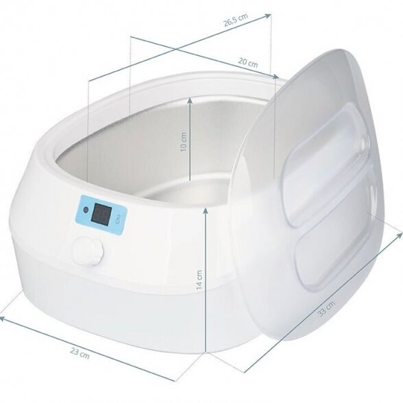 Paraffin bath 165W DIGITAL, white sp. 6