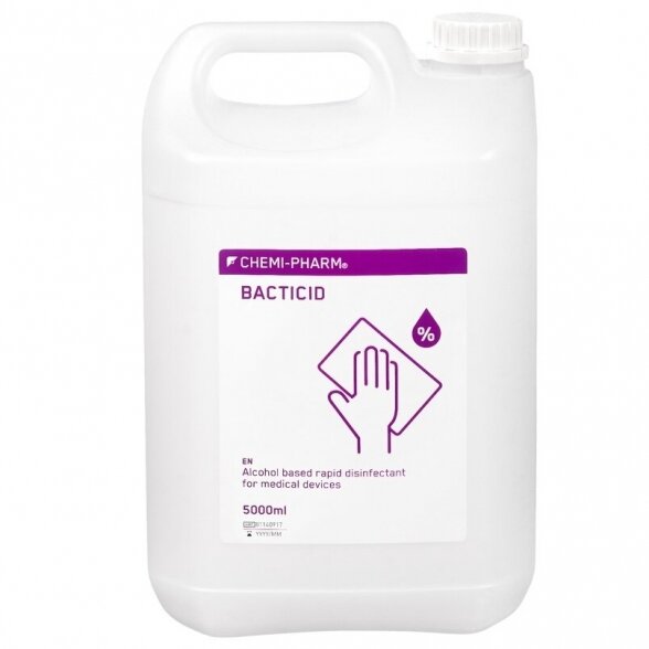 Disinfectant for surfaces, tools, equipment and inventory Bacticid, 5000ml