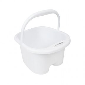 Pedicure bowl with massage roller bottom WHITE LICH
