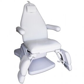 Electric pedicure chair, 3 motors, white