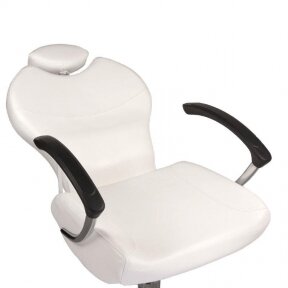 Pedicure chair with foot and built-in bathtub BR-2301, white