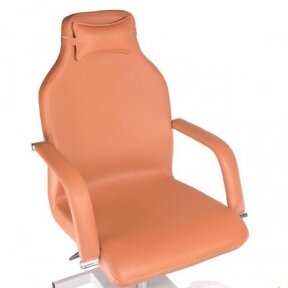 Pedicure chair with massage tub BD-5711, brown