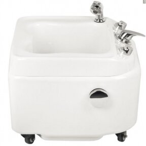 Pedicure tub with hydromassage function AZZURRO A023, white
