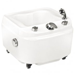 Pedicure tub with hydromassage function AZZURRO A023, white