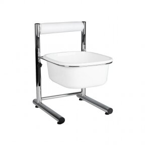 Pedicure tub with adjustable stand