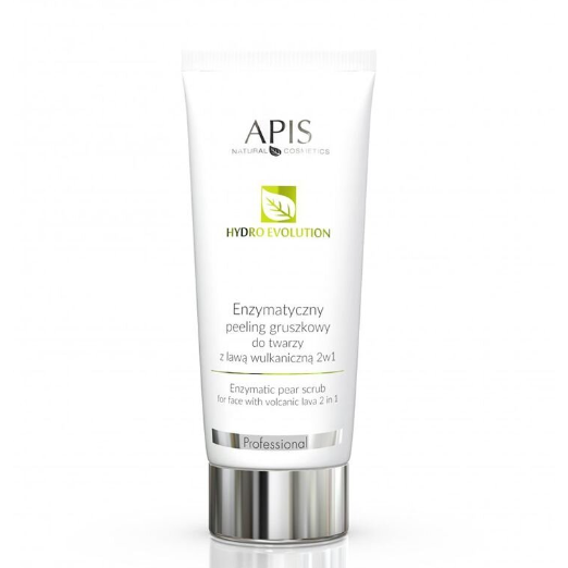 Apis enzymatic Pear face scrub with volcanic lava 2in1, 200ml