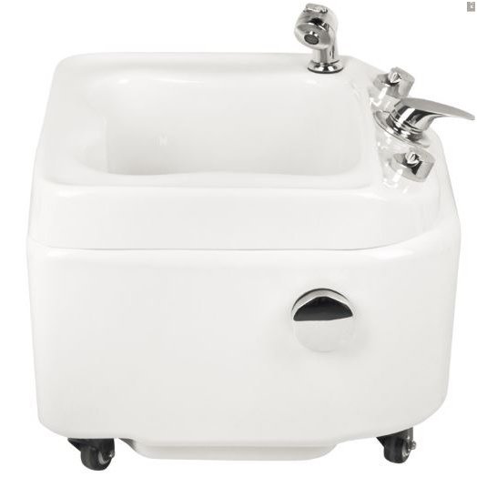 Pedicure tub with hydromassage function AZZURRO A023, white 1