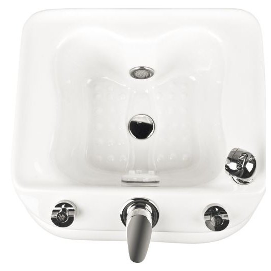 Pedicure tub with hydromassage function AZZURRO A023, white 5