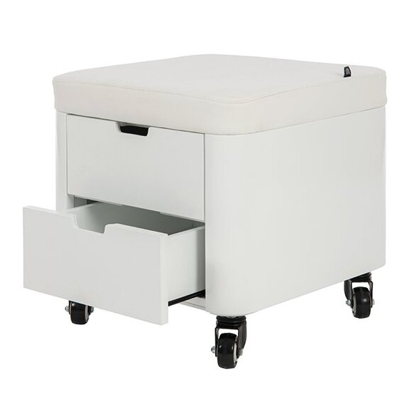 Pedicure chair with drawers Weelko Cozy (Spain), white  1