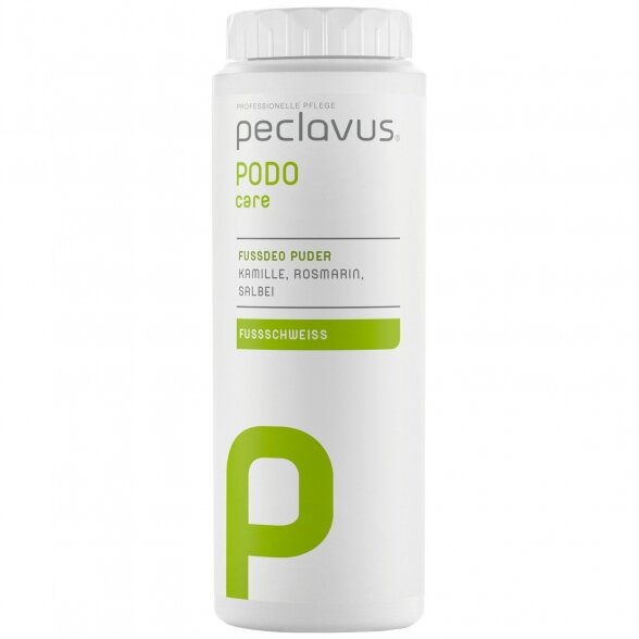 Peclavus PODOCare deodorant foot powder with rosemary, chamomile and sage, 70 g 1