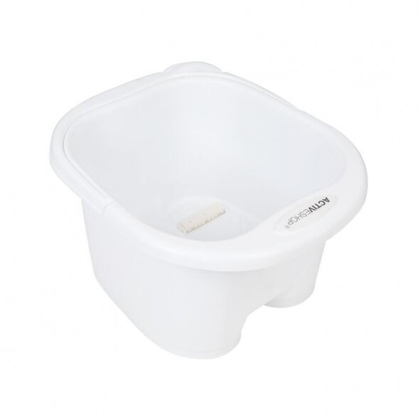 Pedicure bowl with massage roller bottom WHITE LICH