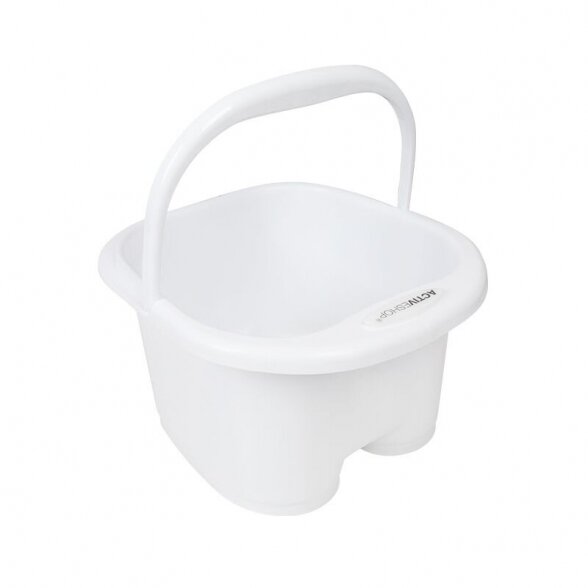 Pedicure bowl with massage roller bottom WHITE LICH 1