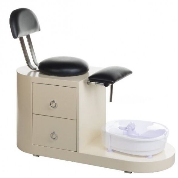 Pedicure chair with cabinet and massage tub for feet SPA BCH-102B