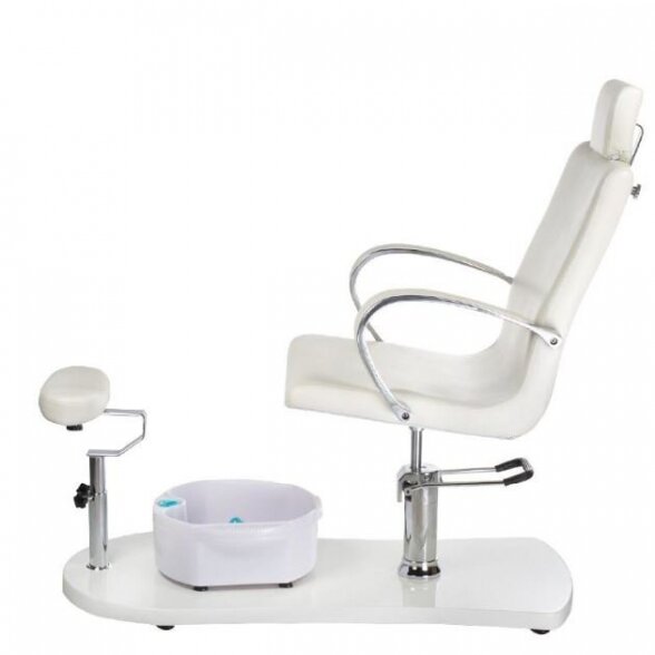 Pedicure chair with massage bath BR-2308, white 2