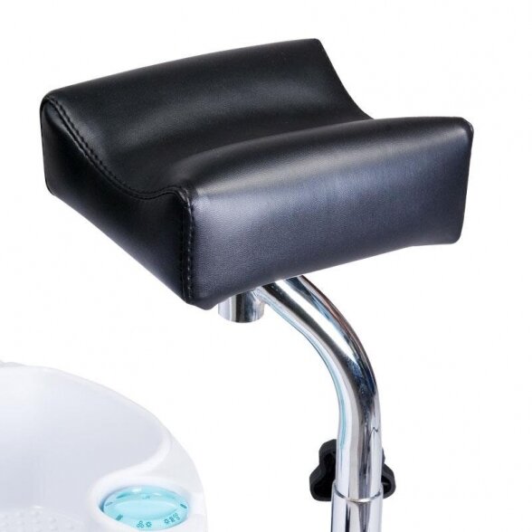 Pedicure chair with footrest and built-in bathtub BW-100, black 2