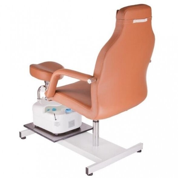 Pedicure chair with massage tub BD-5711, brown 2