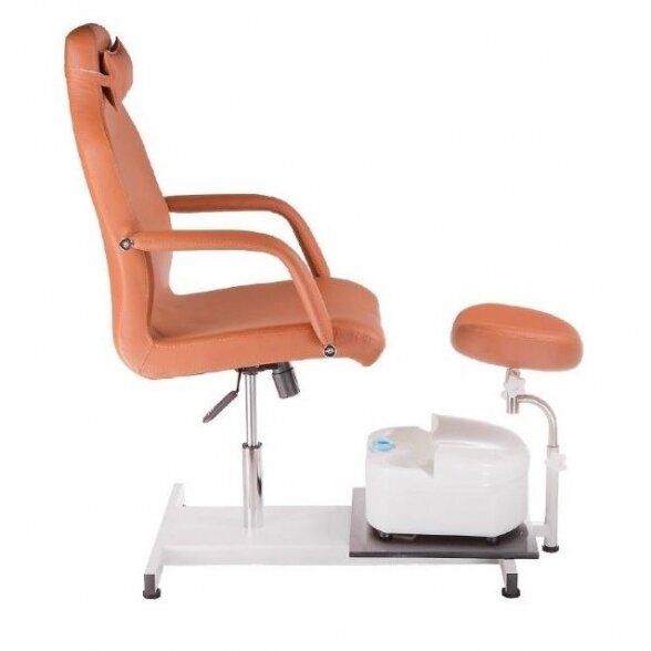 Pedicure chair with massage tub BD-5711, brown 3