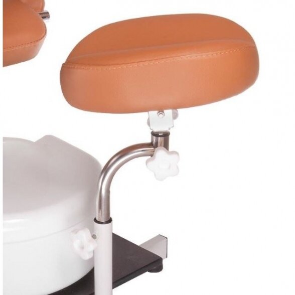 Pedicure chair with massage tub BD-5711, brown 4